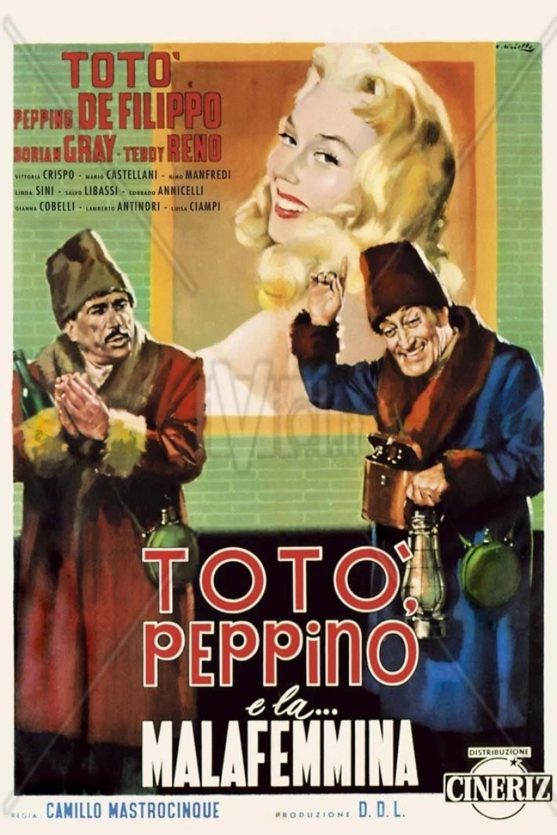 Toto, Peppino, and the Hussy (1956)