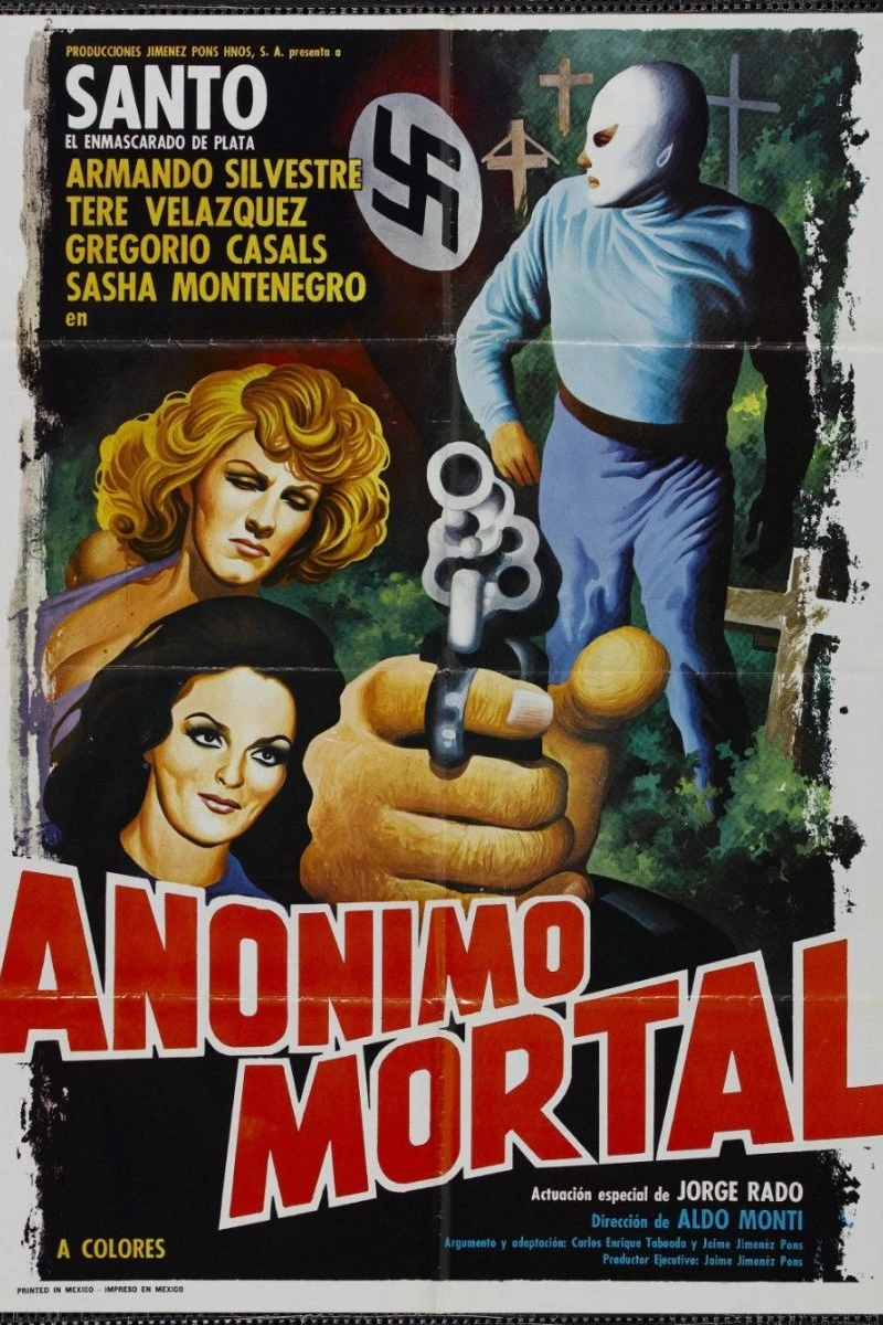 Santo en Anónimo mortal (1975)