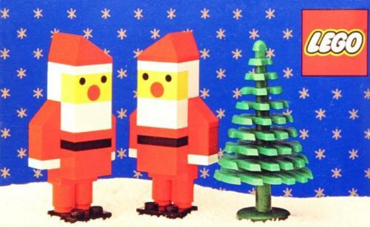 Lego Two Santas and Tree