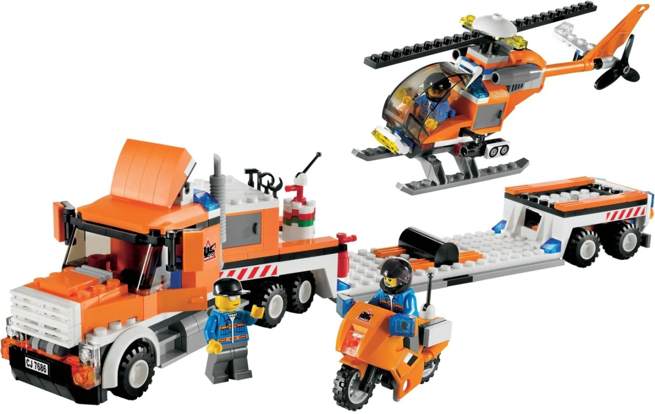 Lego Helicopter Transporter