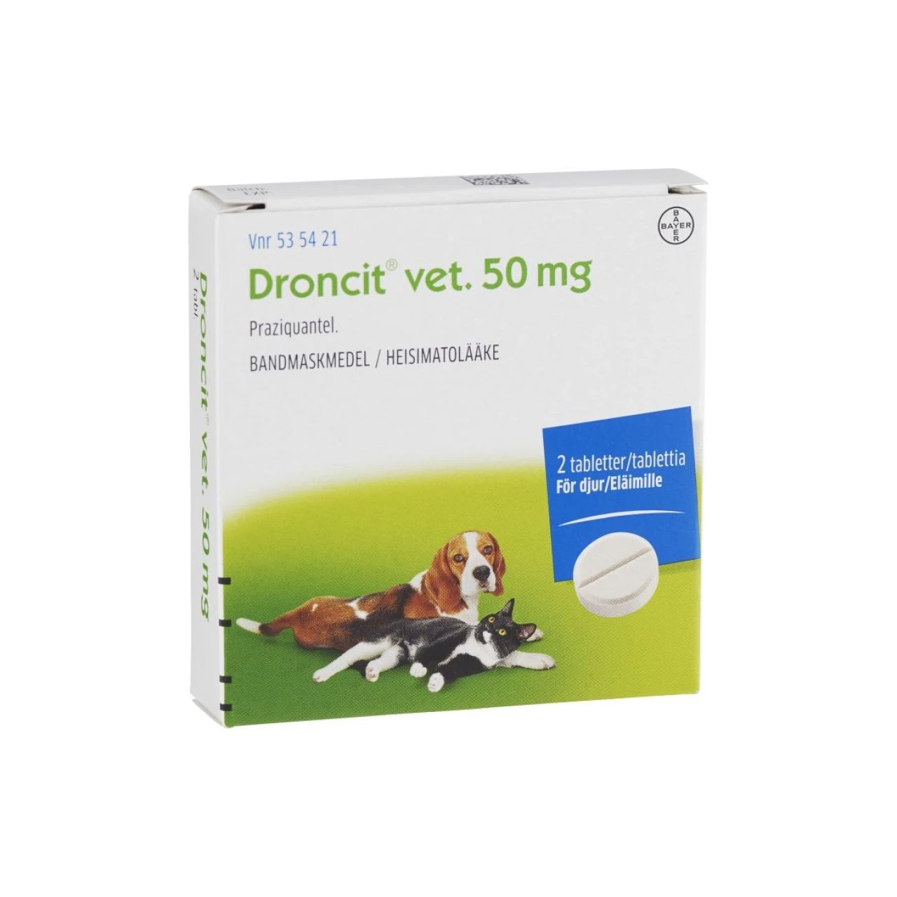 Bayer Animal Health Droncit Vet Tablett 50 mg