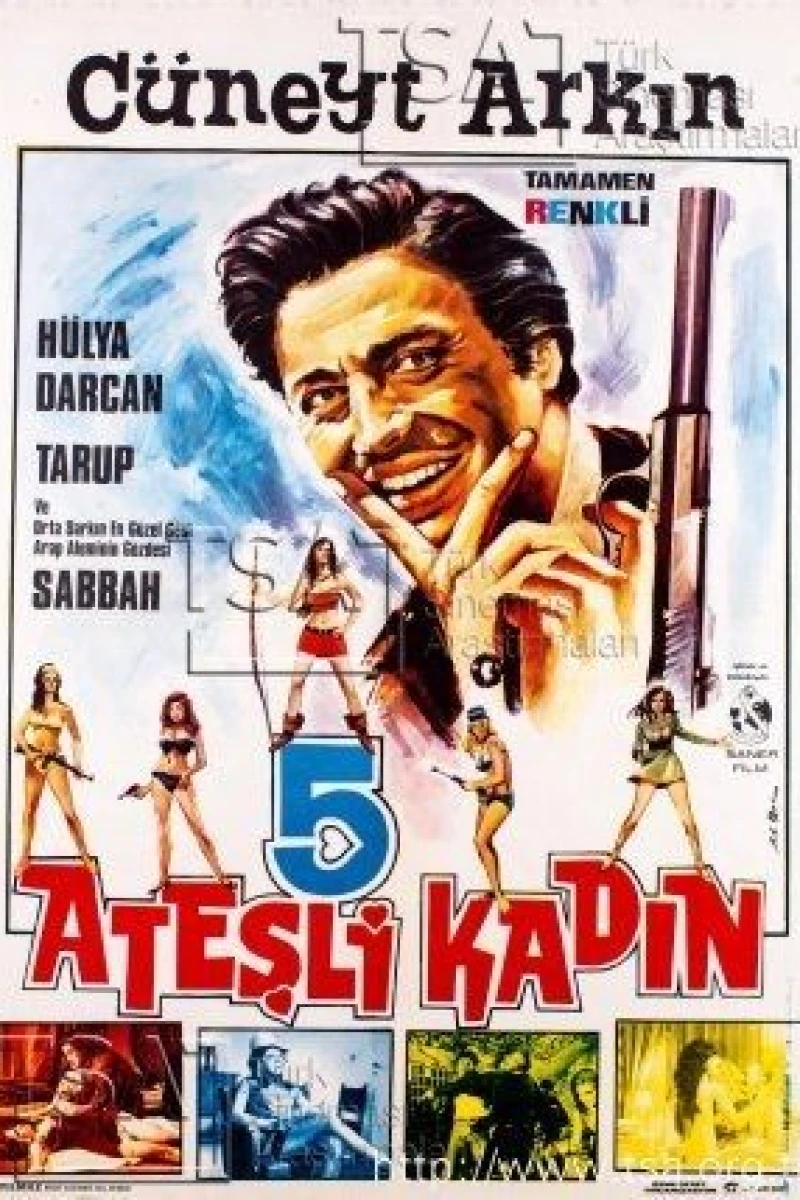Bes Atesli Kadin (1968)