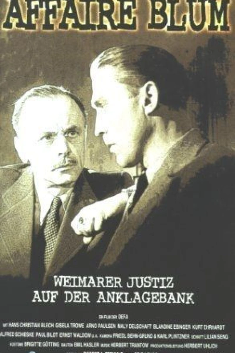 The Affair Blum (1948)