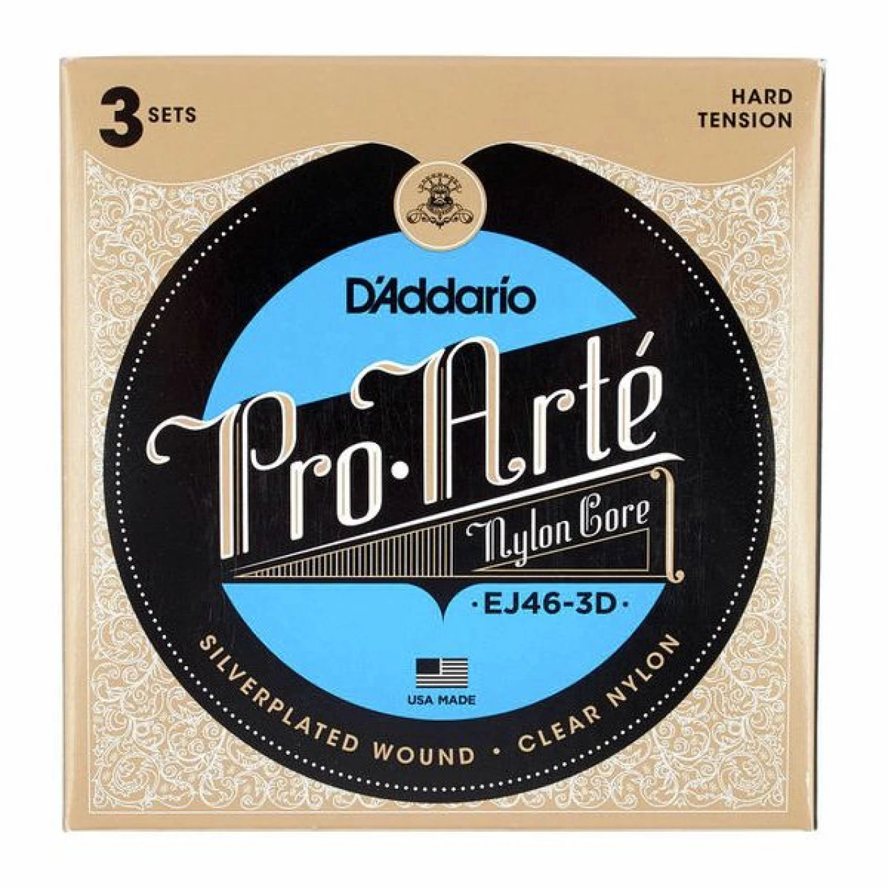 D'Addario Pro Arté EJ46-3D Hard Tension