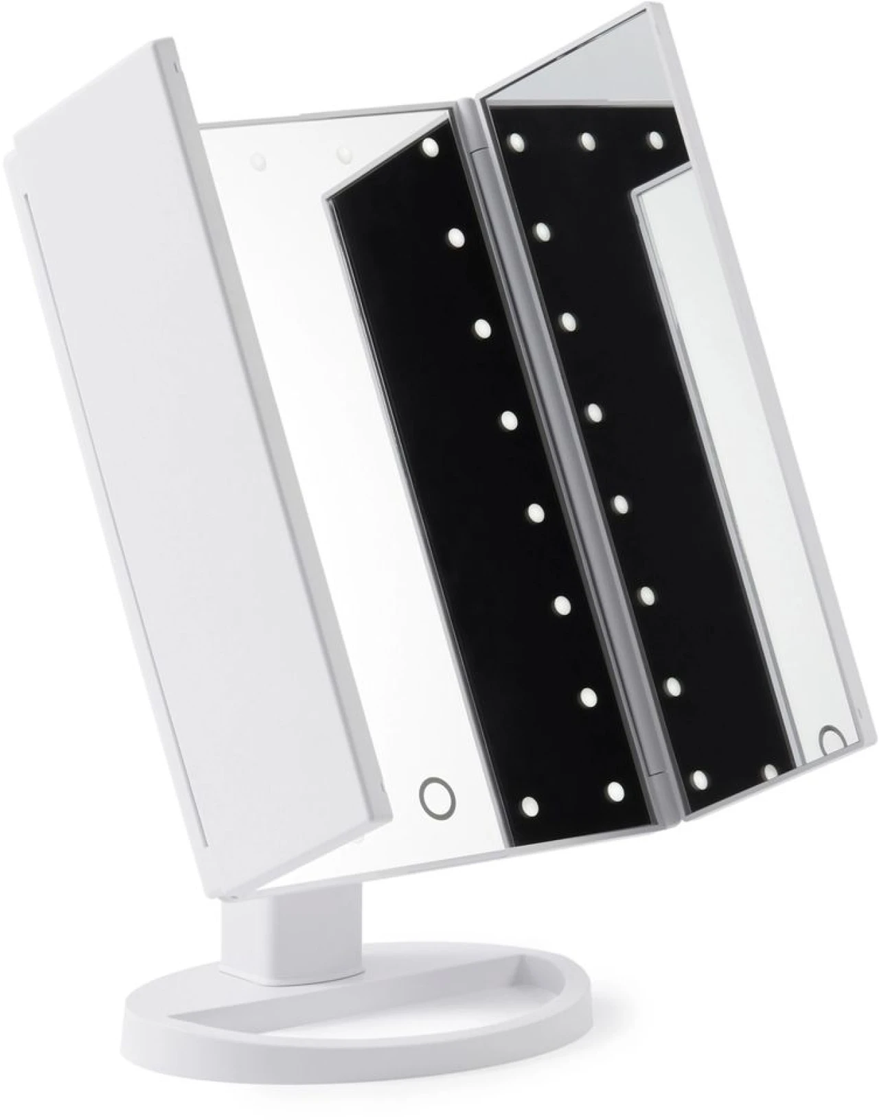Browgame Tri Folded Lighted Makeup Mirror