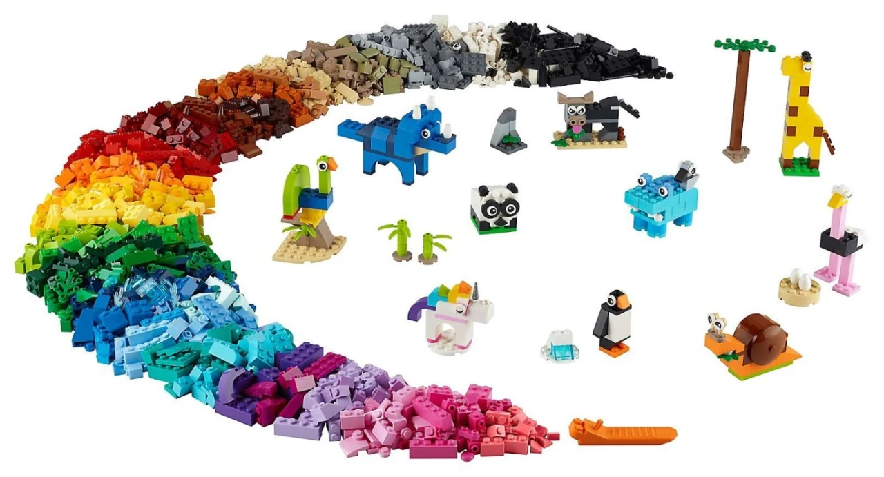 Lego Bricks and Animals
